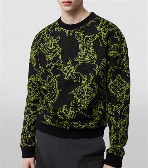 lv jacquard|Monogram Jacquard Sweater .